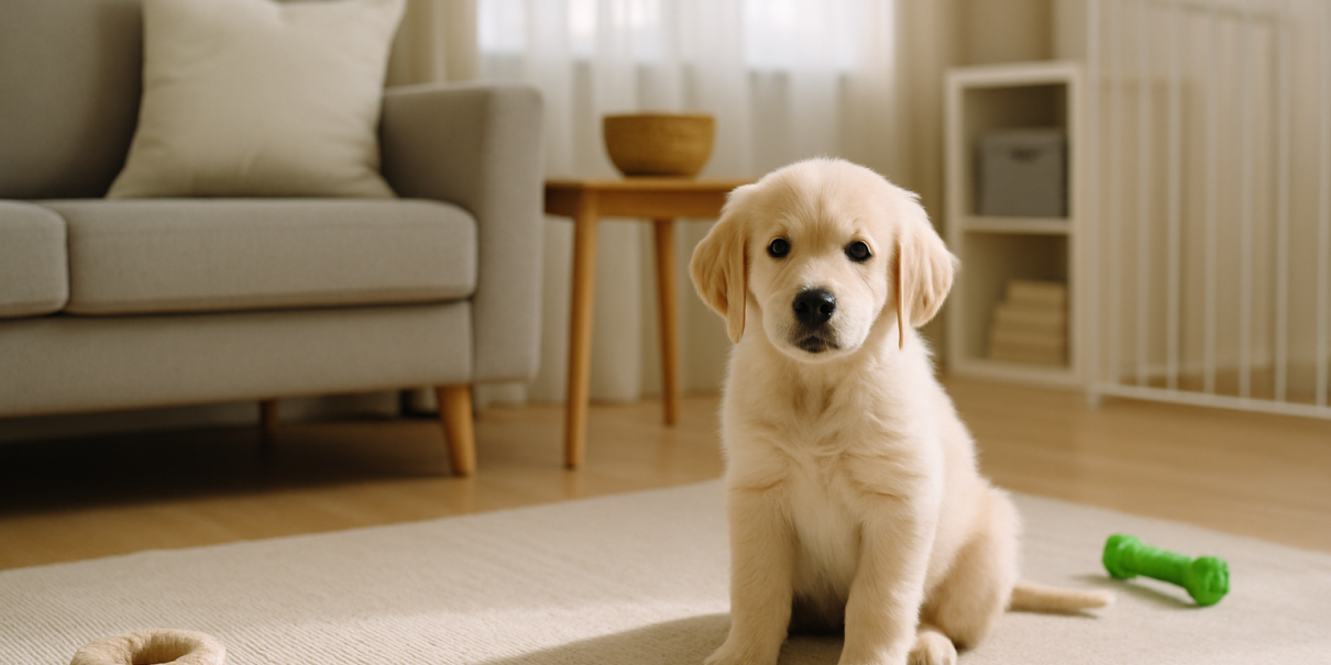 milloin koiranpennun voi jättää yksin opas